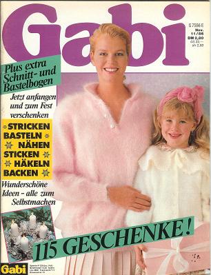 Gabi Zeitschrift 1986 Nr.11 November